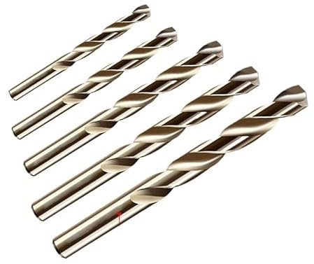 Juego de brocas helicoidales de acero inoxidable M35 de alta velocidad, accesorios para máquina cortadora de metal D8.9, kit de brocas de grado profesional
