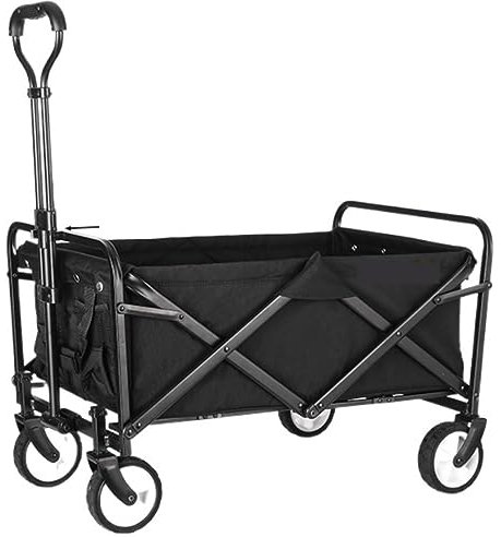 QZQJUILU Klappwagen Wagenwagen Strandwagen Klappwagen Mehrzweckwagen Wagen Outdoor Garten Campingwagen Sportwagen Robuster Gartenwagen Campingwagen