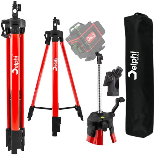 Tripode Laser hasta 150 cm, Rosca 5/8, Aluminio con Bolsa | Trípode para láser ajustable