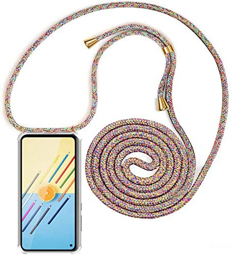 HomiTunky Custodia per Cellulare Girocollo per Samsung Galaxy S25 Edge Tracolla - Collana/Necklace Cordoncino,Practical Stylish Trasparente Silicone TPU Flessibile Antiurto Protettivo Cover