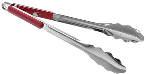 AKOOSY Pinza in Resistente Multifunzione per Barbecue Grigliate Esterne e Servizio Carne e Grigliato
