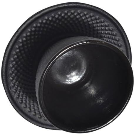 DOITOOL Set de Tasse à Thé Fonte avec Soucoupe Design Rétro et Résistant Chaleur Accessoire pour Amateurs de Thé