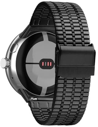 diNGK SPORTS Metall Armband Kompatibel mit Google Pixel Watch 4 41mm Uhrenarmband Verstellbares Metall Edelstahl Schnalle Sport Ersatzarmband für Google Pixel Watch 4 45mm Armband
