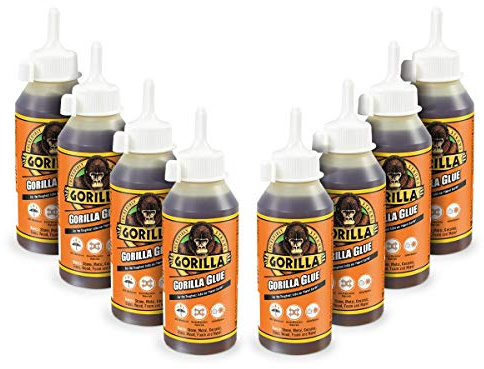 Gorilla Glue 115ml (Pack of 8), Light Brown