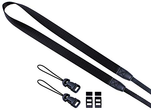VKO Slim Camera Strap, Quick Release Camera Neck Shoulder Strap for SLR Mirrorless Cameras Strap(Black)