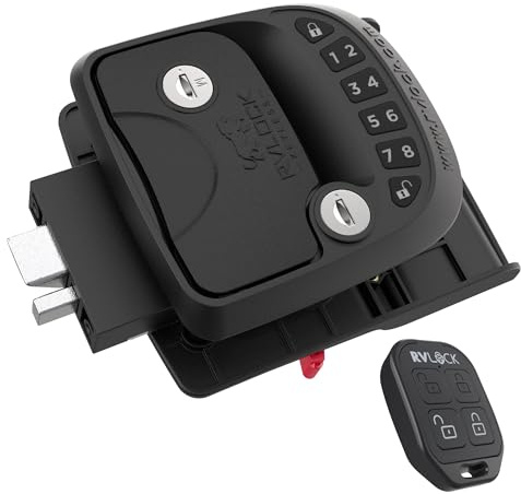 RVLock. Porte-clés et clavier compact pour entrée sans clé, côté droit, accessoires pour sabot de sécurité pour la 5ème roue de caravane