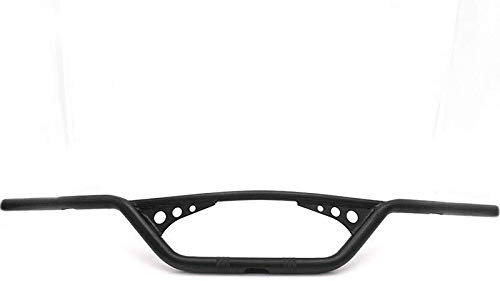 BHYShop Guidon 25 mm pour Harley Softail Electra Glide Cafe Racer Bobber Chopper (Noir)