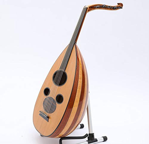 Professionelles arabisches Oud PRO Ahorn-Mahagoni-Holz & Zedernholzplatte arabisches Musikinstrument