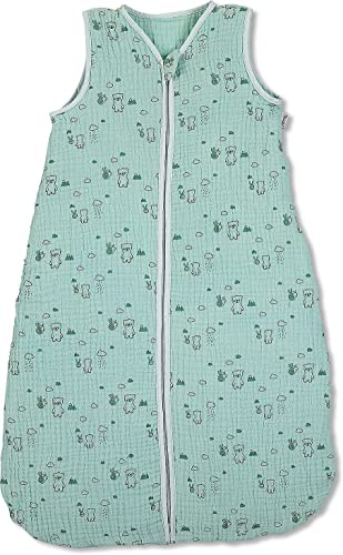 Sterntaler 9362002 Mousselin Schlafsack 90cm Ben, mehrfarbig, 237 g