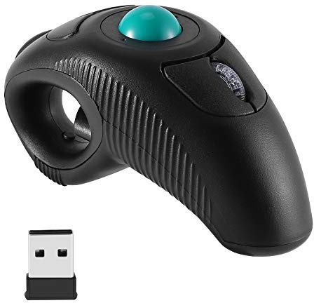 teng hong hui Numérique sans Fil USB Portable Ergonomique Portable sans Fil trackball Optique Conception Souris Doigt Souris Optique utilisant Trackball