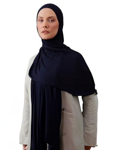 femple Gerippter Jersey Hijab | Stylischer, Komfortabler Hijab für Frauen – Perfekt für Alltag und Arbeit