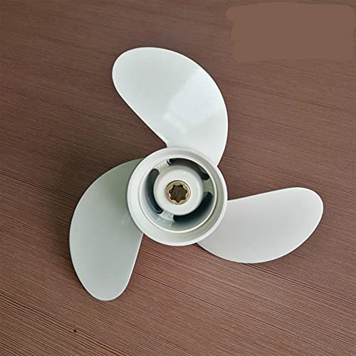 6-8 PS-Außenborder-Propeller Fit for Yamaha Außenborder Marine Aluminiumlegierung Propeller geeignet 8 1/2x8 1/2 Außenbordpropeller