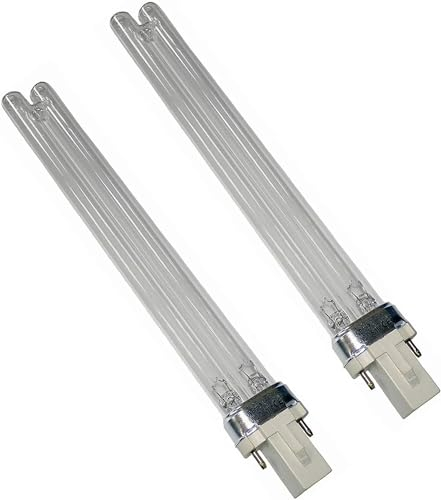 UVBrite® 2 x 13W PLS 2 Pin G23 UV-C Bulb Germicidal UV Lamp for Pond Filter UVC High Performance Quartz Algae Blanket Weed Control