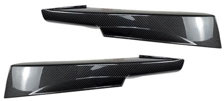 Frontlippe Frontspoiler Glanz Schwarz Auto Front Lip Splitter Diffusor Body Kit Spoiler Für BM&W 3 Serie E90 E91 Für LCI Für 2009-2012 Für Tuning(Carbon Look Splitter)