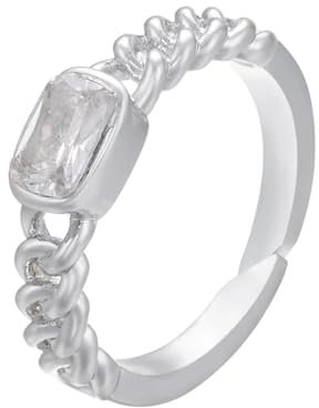 Rings Ring Ringe Damen Bijouterie Herren Damenringe Drehringe Für Frauen Party Und Mädchen Verstellbarer Offener Ring Silberweiß
