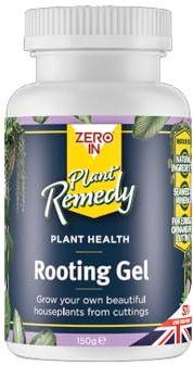 Zero In Plant Remedy Rooting Gel - 150g Speeds Up Formation of Strong Roots Ideal for Cutting Establishment Dip & Plant Natural Ingredients Gardening Planting