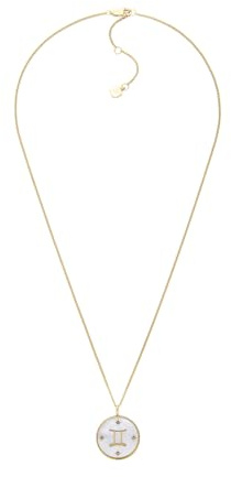 Fossil Damen-Edelstahl oder Sterlingsilber-Halskette mit Karabinerverschluss