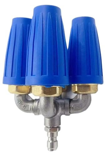 4 en 1 lavadora de presión de turbo, boquilla turbo giratoria 4000PSI 360 ° con conector rápido de 1/4 pulgadas con punta de lavado de potencia de alta presión turbo boquilla