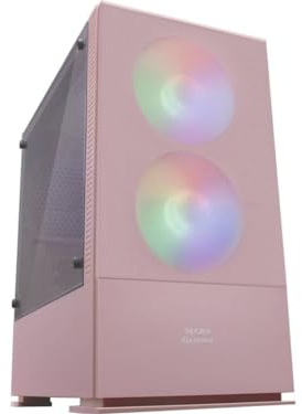 PCBYTE Ordenador de sobremesa PC AMD Ryzen 5 3400G, Radeon Vega RX 11, Windows 11 - USB3.1 - Wi-Fi (Case 7, 8GB, 500GB SSD)