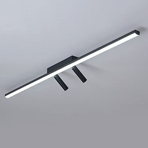 Lámpara de Techo LED Lineal de 80 cm, Foco de Superficie, Minimalista, para Isla, Cocina, Comedor, Dormitorio Comercial.