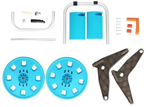 Avvolgitubo da Giardino Carrello Porta Tubo Acqua 60M, Supporto Tubo in Alluminio Antiscivolo - Risparmio Spazio, Facile da Usare, Ideale per Giardini e Cortili