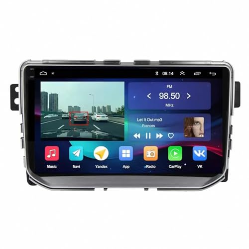 Autoradio 2 Din Bluetooth per Great Wall Haval Hover H2 2015-2020 Touchscreen Stereo Auto Bluetooth con Schermo, Radio Auto con Mirror Link/Usb/Supporta Telecamera, 4 Nucleo 2G+32G