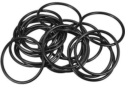 O-ringar nitrilgummi, 36,2 mm innerdiameter, 41 mm OD, 2,4 mm bredd, rund tätningspackning (paket med 20)
