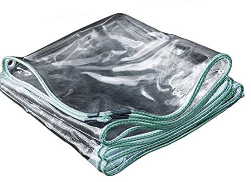 Transparente Bâche Imperméable avec Oeillet, Bâche de Protection Peinture, Etanche Bâche Voiture Anti givre, Serre de jardin, Bois de chauffage, Extérieur Interieu, meubles de jardin, balcon