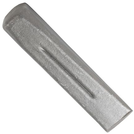 COUNCIL TOOL Splitting Wedge - 5 lb Square Head Wedge, Made in USA with Lacquer Finish - 5W
