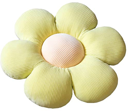 STAR FIRE Blumenkissen, blumenförmige Wurfkissen, Blumenbodenkissen, Zierkissen, Stuhlkissen Zierkissenbezüge Raumdekoration Plüschkissen für (35cm (13.8inch), Light Green)