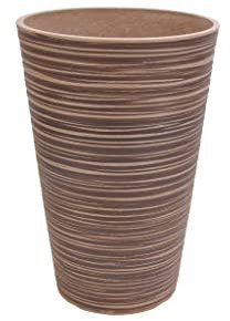 Grand Vase Azalée en corde et fibre synthétique cm Ø 41 x 60 cm Anthracite