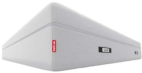 bett1 Bodyguard Boxspring Matratze 200x200 cm | 2in1 Härtegrade: Mittelfest & Fester, 100 % QXSchaum, Matratzenhöhe ca. 28 cm, Oeko-Tex 100, Ergonomiemodule