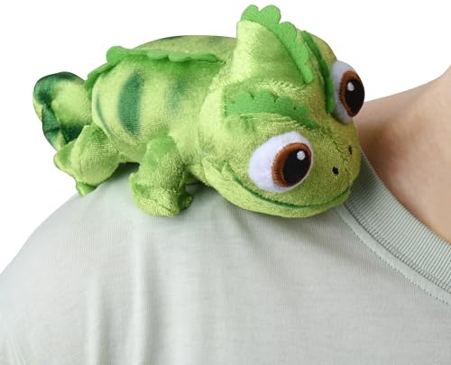 KRK 6inch Pascal Lizard Plush Shoulder Toy, Chameleon Animal Plush, Magnet Buddy Pascal Doll