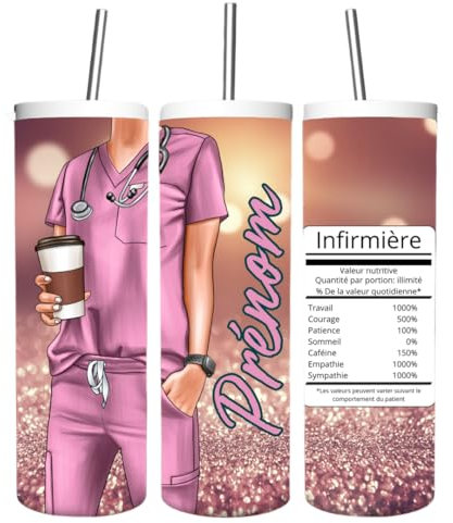 Trumbler, gobelet isotherme infirmière personnalisé