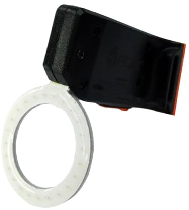 rockible Luz Trasera LED para Bicicleta, Reflector Brillante Portátil Resistente Al Agua, Luz Trasera para Bicicleta para Montar en Montaña, Montar de Noche Pa, Redondo