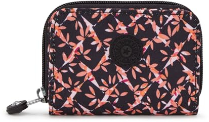 Kipling Portefeuille pour Femme, Compact, Pratique, Porte-Cartes de Voyage en Nylon, Bouquet de Danse, 7,6 x 10,2 x 2,5 cm, Portefeuille Kipling pour Femmes, Compact, Pratique, Porte-Cartes de Voyage