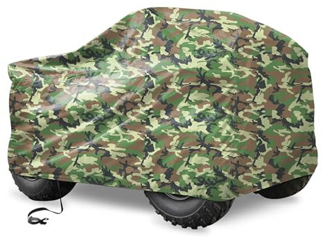 INFINAUTO Housse de protection intégrale imperméable pour quad Motif camouflage Taille XL