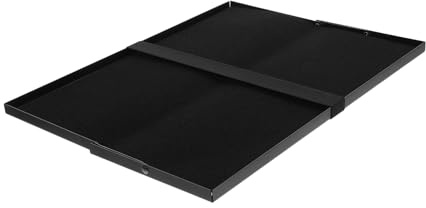 Bandeja para Proyector Portátil Negra de Plástico Adaptador 1/4 In | Diseño Versátil, Compatibilidad, Instalación Sencilla y Formato Práctico para Uso Trípode
