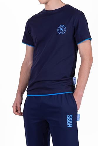 hermet unisex - vuxen Parte Sopra Maniche Corte Homewear Napoli Kortärmad
