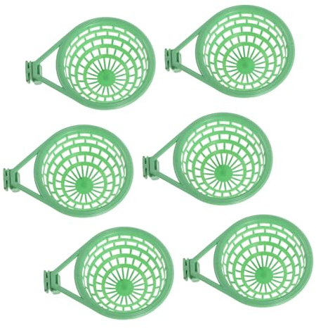 Sosoport 6pezzi Ciotola per Nido di Uccelli in Plastica Ciotole per Nidi di Uccelli per Allevamento di Piccioni Nidi per Pappagalli e Fringuelli Ciotole per Nidificazione di
