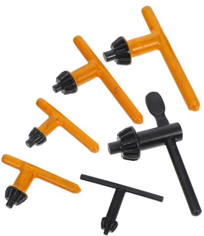 Veemoon Lot De 6 Clés De Mandrin De Perceuse Accessoires De Perceuse À Colonne Clé De Mandrin De De De Remplacement Pour À Colonne En Acier