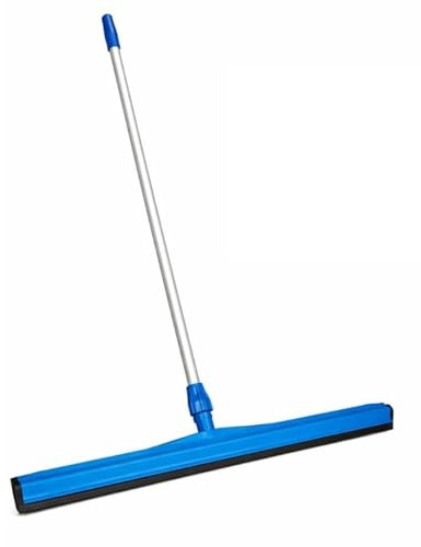 Prieto Larrey - Haragán 75 cm Profesional con Mango de Aluminio 140 cm - Ideal para Limpieza de Suelos de Doble Labio Negro.