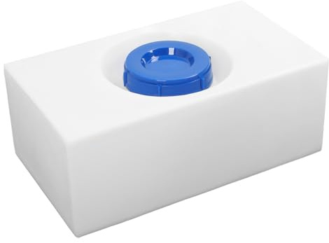 Thonlai Réservoir d'eau pour Camping-Car de 8 Gallons, Réservoir de Stockage d'eau Douce étanche en PEBDL de qualité Alimentaire avec Entrée à Large Ouverture, pour Remorque,