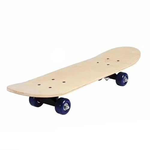 Skateboard för barn - komplett bräda | Skateboard för nybörjare, pojkar | flickor - 22- minikryssare med LED Light Up-hjul - höghastighetslager, stabilt, blårosa, perfekt födelsedagspresentset