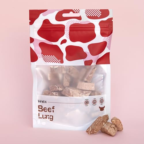 Waita Freeze Dried Ostrich Liver Dog Treats & Cat Treats 500g | 100% Ostrich Liver | High Protein Natural Treats | Grain Free | Single Ingredient Training Rewards