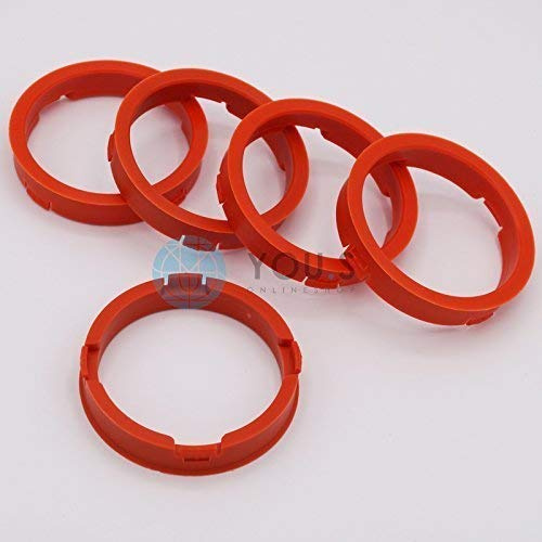 5 x ZENTRIERRINGE DISTANZRING für ALUFELGEN S50 73,1-63,4 mm CMS, DBV, Proline Wheels, Schmidt Revolution