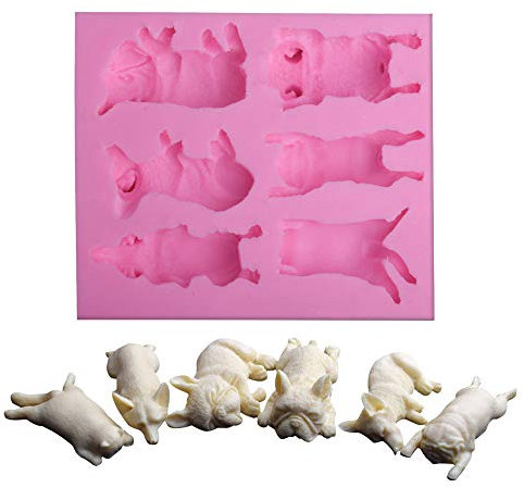 Beiersi Silikonform Für Fondant Marzipan Tortendeko Ausstecher Seife Silikon Backen Shar Pei Hund Formen Dekoration Werkzeug