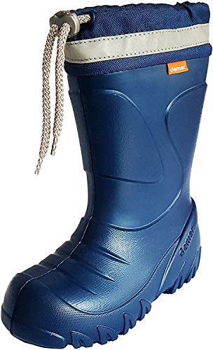 Demar Mammoth Toddler Wellington Boots 5/5.5 UK Child (Label: 22/23) Blue