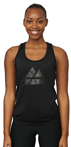 DANISH ENDURANCE Sport Top Damen, Yoga Shirt, Atmungsaktiv, 1er & 2er Pack | Sport Tank Top, Leicht, Atmungsaktiv & Schnelltrocknend mit Meshnetz für Fitnessstudio, Yoga & Laufen