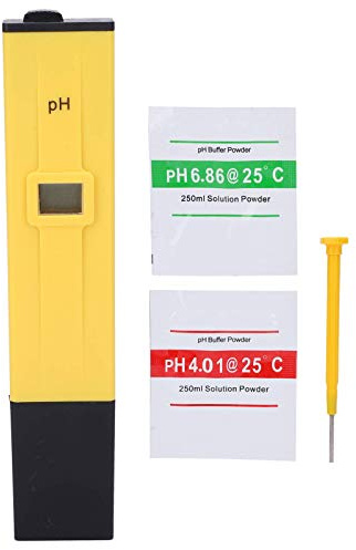 PH Wert Messgerät PH Tester 0.00-14.00 Digitales PH Messgerät Stift ±0.1 pH Hochgenauer für Trinkwasser Hydroponik Aquarium Schwimmbad Wasserqualitätstest Testwerkzeug